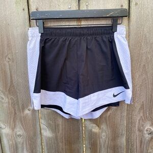 Nike Flex Black‎ and White Athletic Shorts Medium